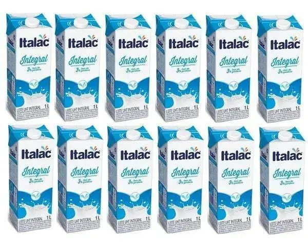 Leites Uht Italac Integral 1L Pack com 12 unidades