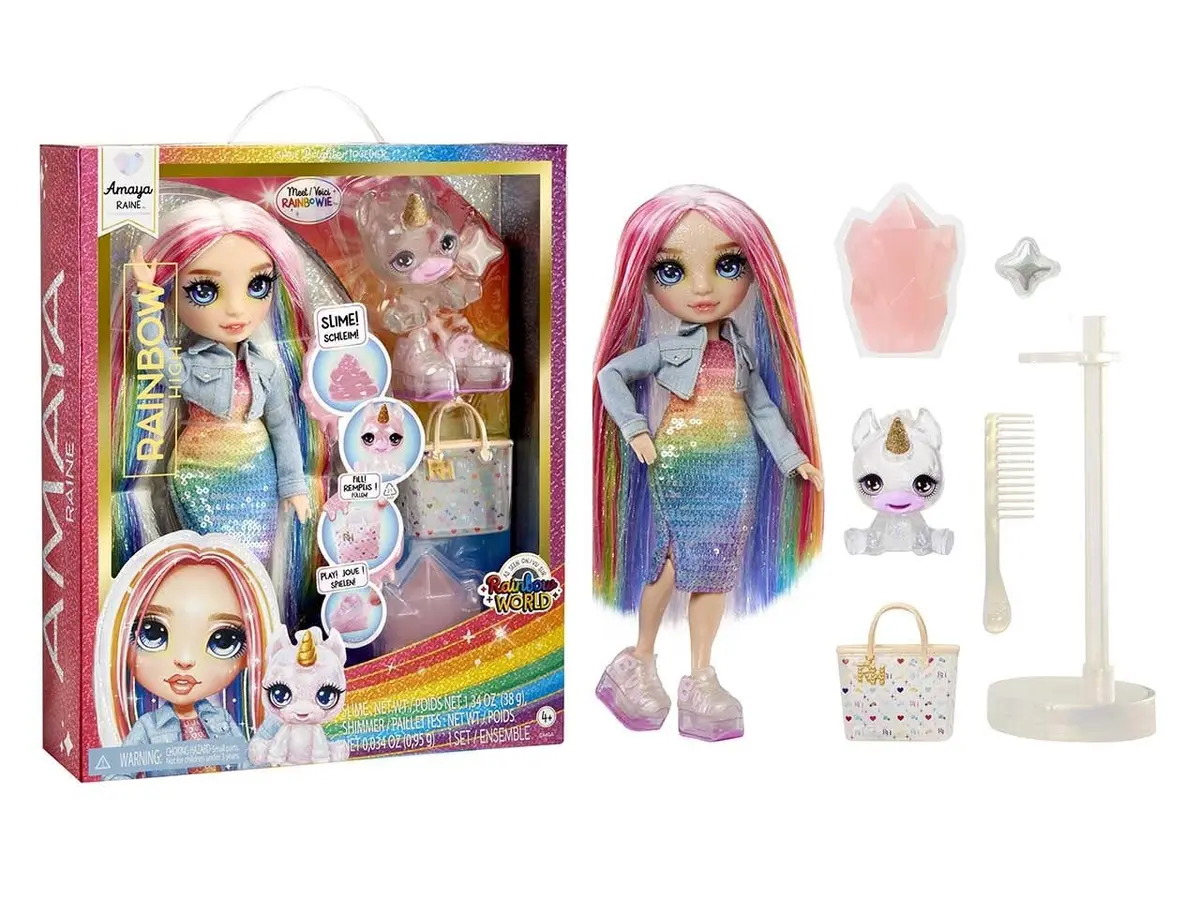 Classic Rainbow Fashion Doll- Amaya (Rainbow) - 1