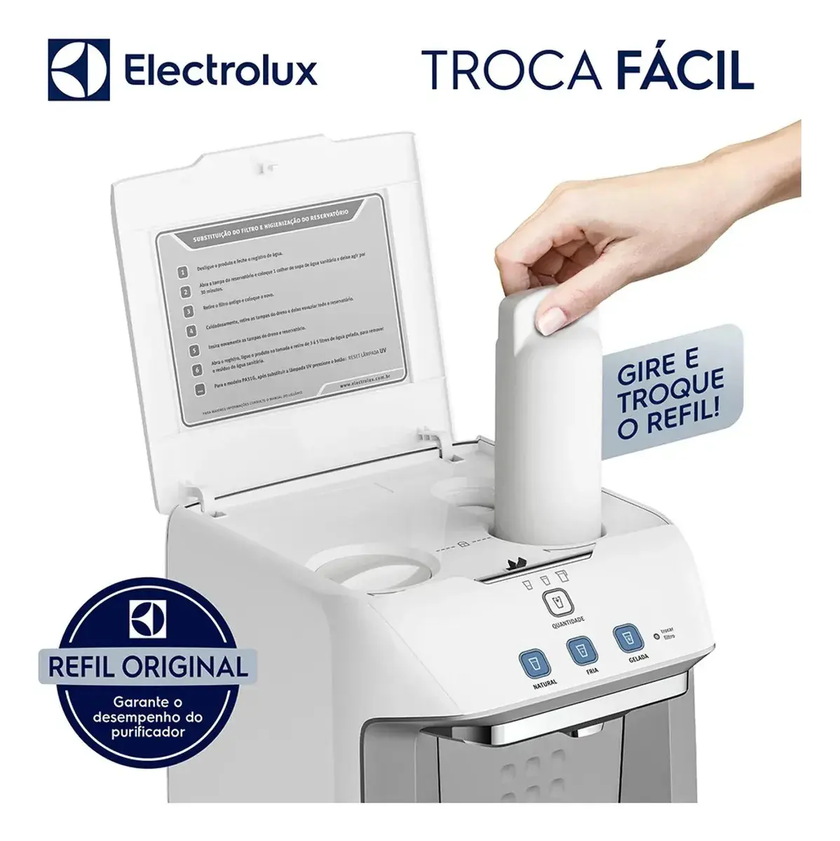 Electrolux Filtro de Água Refil Acqua Pure para Purificador PE11, Refil Duração 6 Meses ou 3000L thumbnail 6