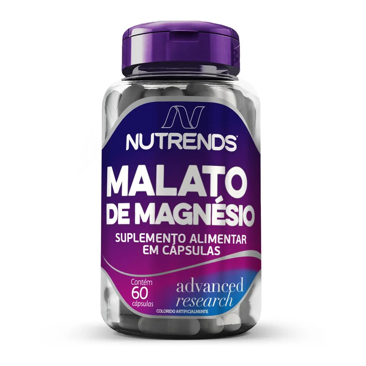 Malato de Magnésio 60 cápsulas, Nutrends - 1