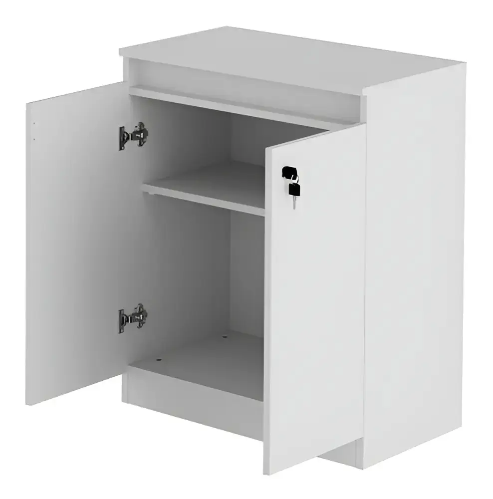 Balcão Para Escritório 2 Portas Me4149 Branco - Tecno Mobili - 1