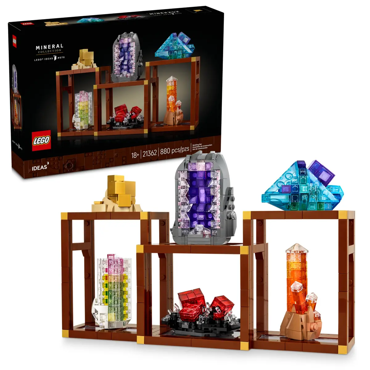 LEGO Ideas Coleção de Minerais 21362 (880 Peças) - 1