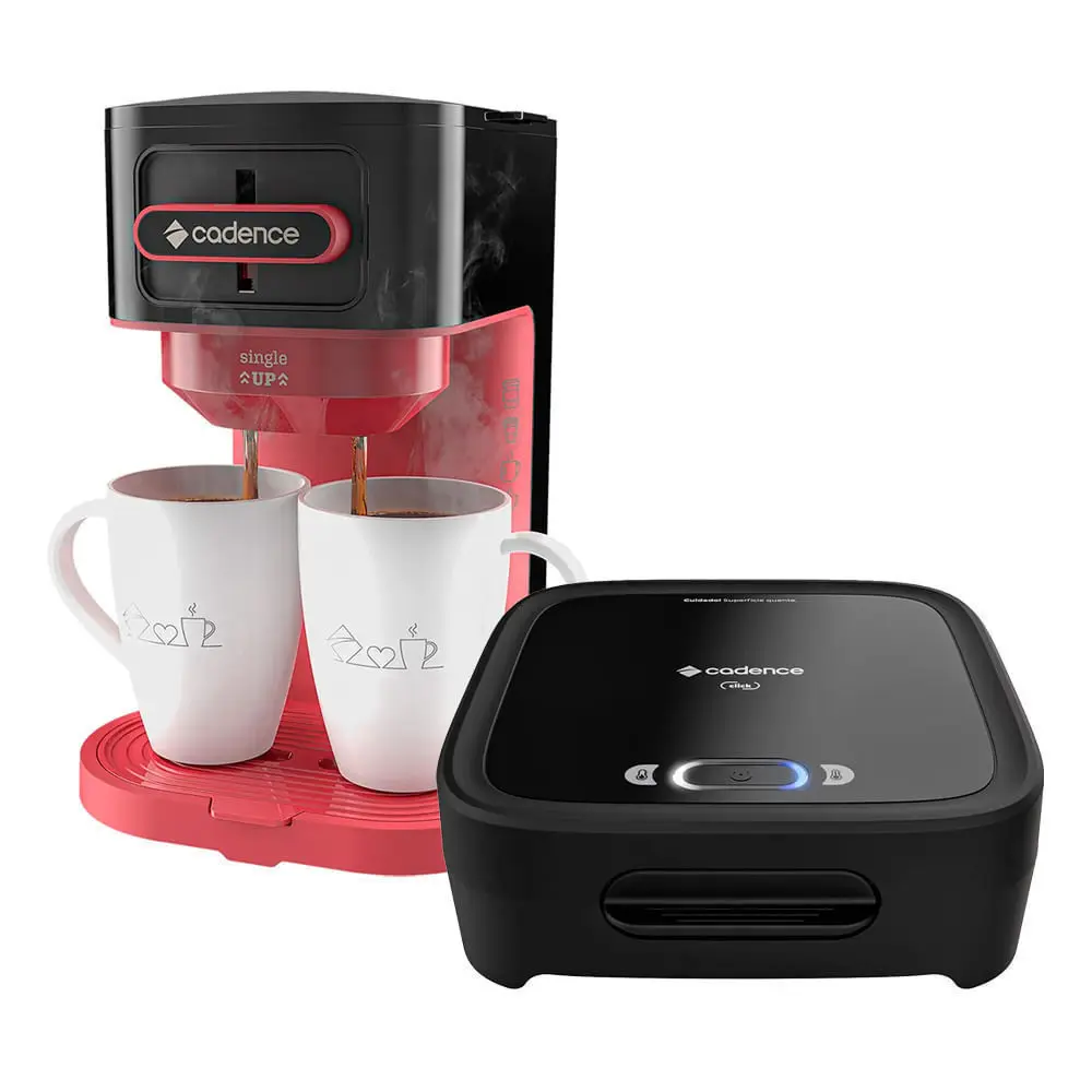 Kit Click Cadence - Sanduicheira e Cafeteira Single Up - 1