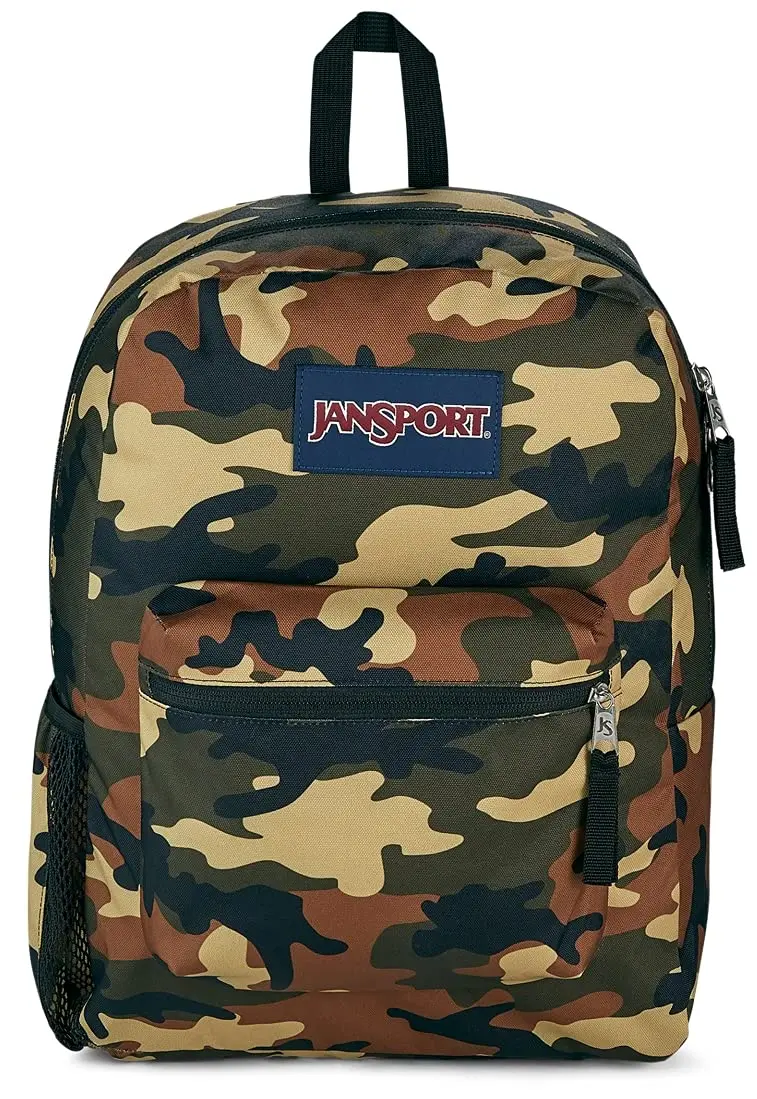 Mochila JanSport Cross Town Buckshot Camo, Tamanho 26L
