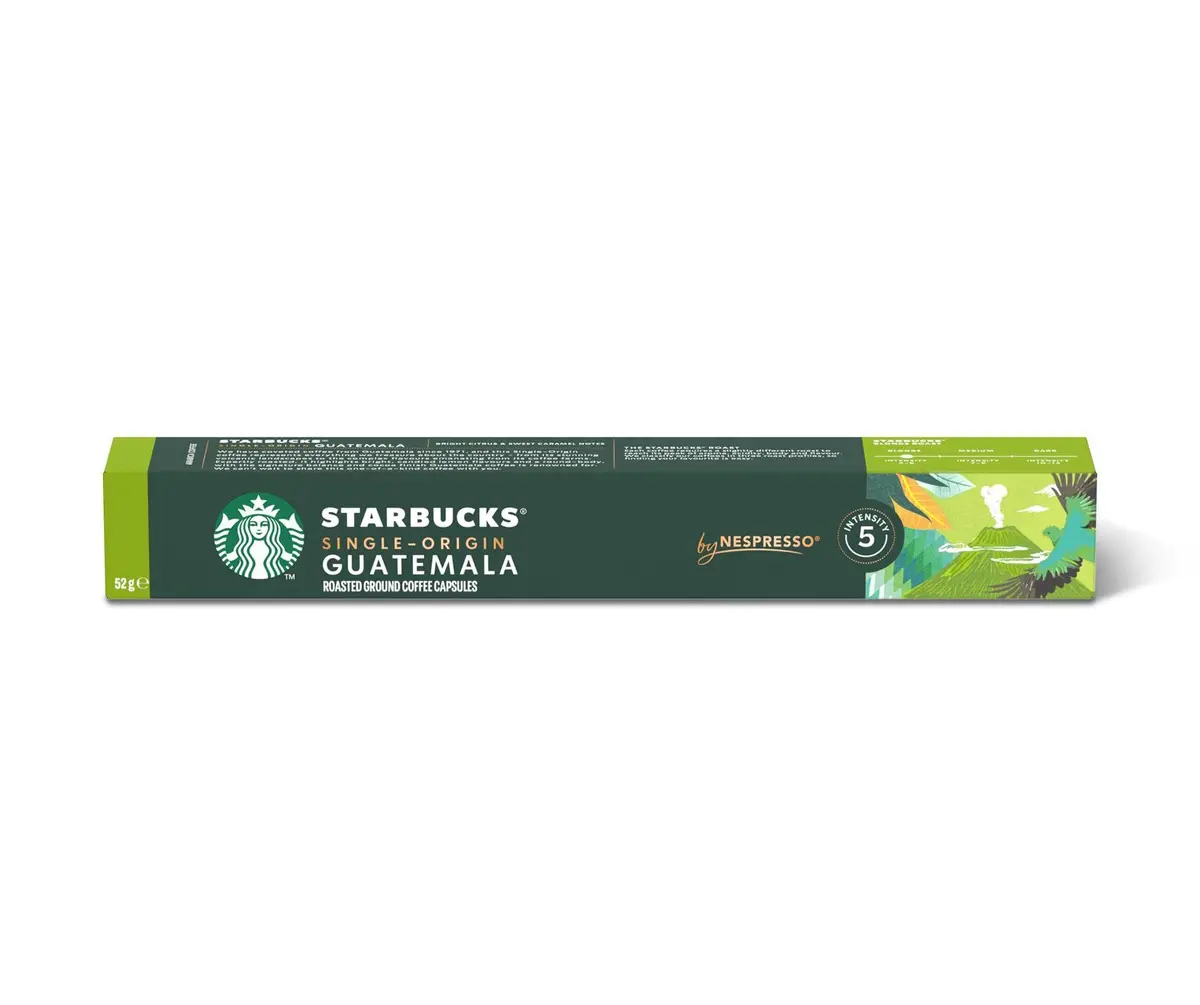 Café em Cápsula Starbucks® Single-Origin Guatemala by Nespresso® - 10 cápsulas