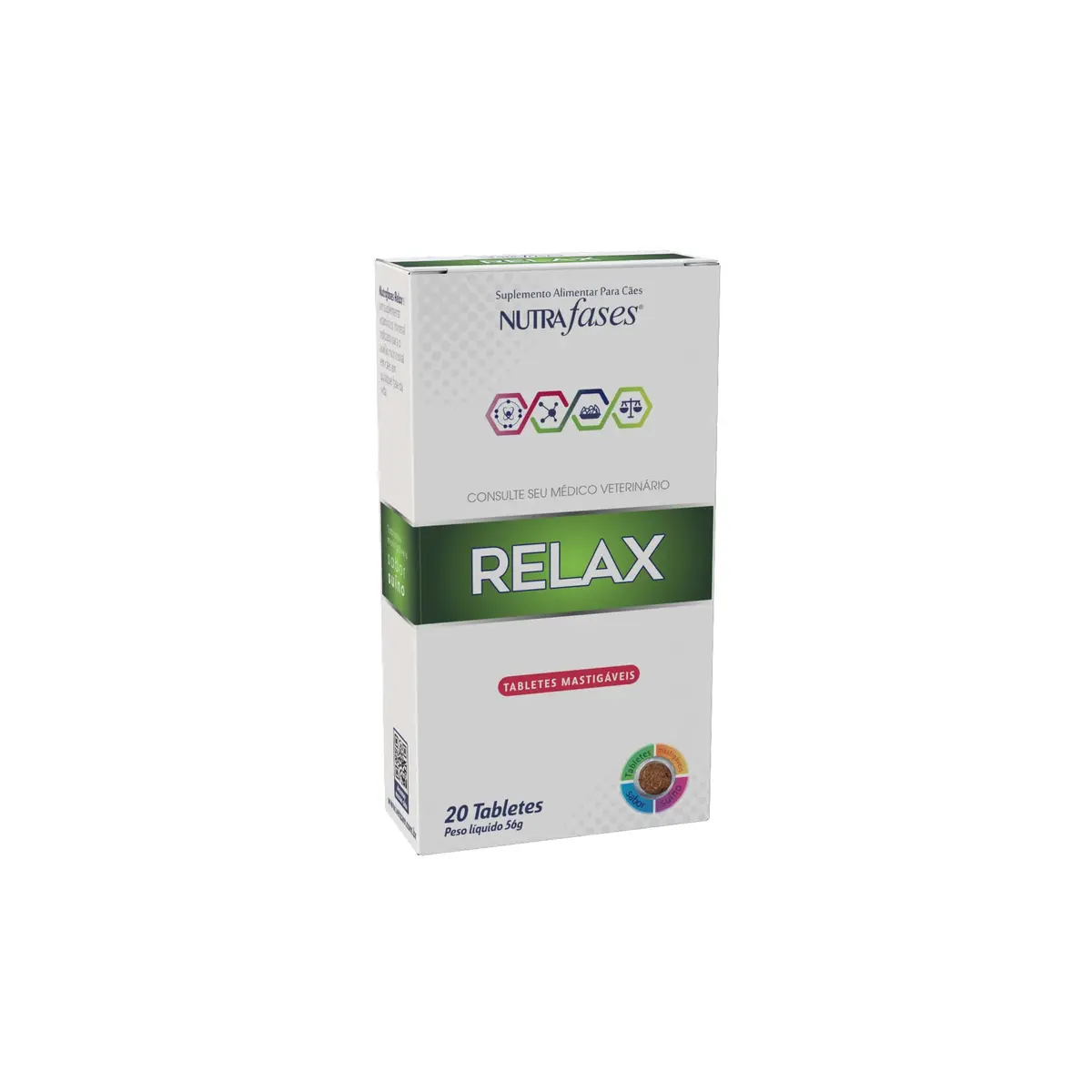 NUTRAFASES RELAX 20 TABLETES