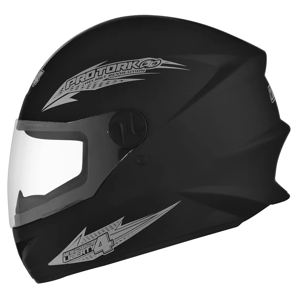 CAPACETE FECHADO PRO TORK NEW LIBERTY 4 SOLID PRETO FOSCO TAM. 62