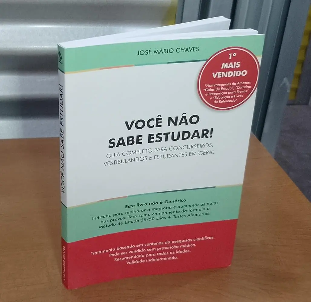 Você não sabe estudar!: Guia completo para concurseiros, vestibulandos e estudantes em geral - 1