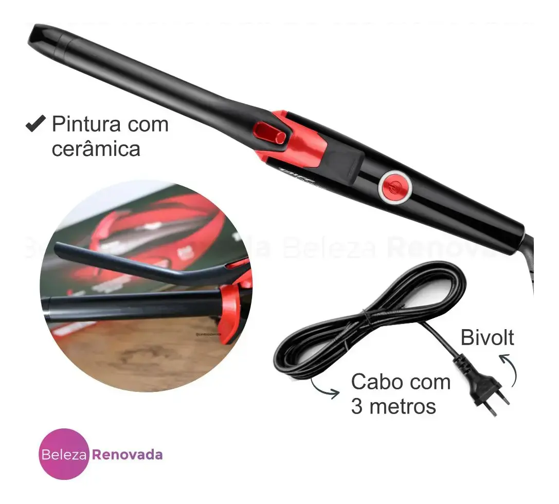 Modelador de cachos de barril Taiff Curves 1.9cm de diâmetro thumbnail 6