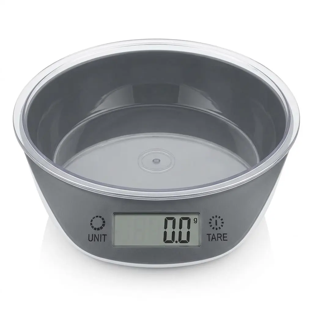 Balança Digital de Cozinha com Tigela Removível Visor LCD e Função Tara - 1