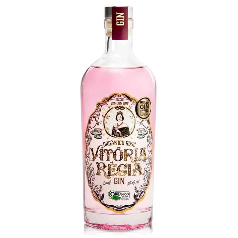 Gin Rosé Vitória Régia, Orgânico, 750ml