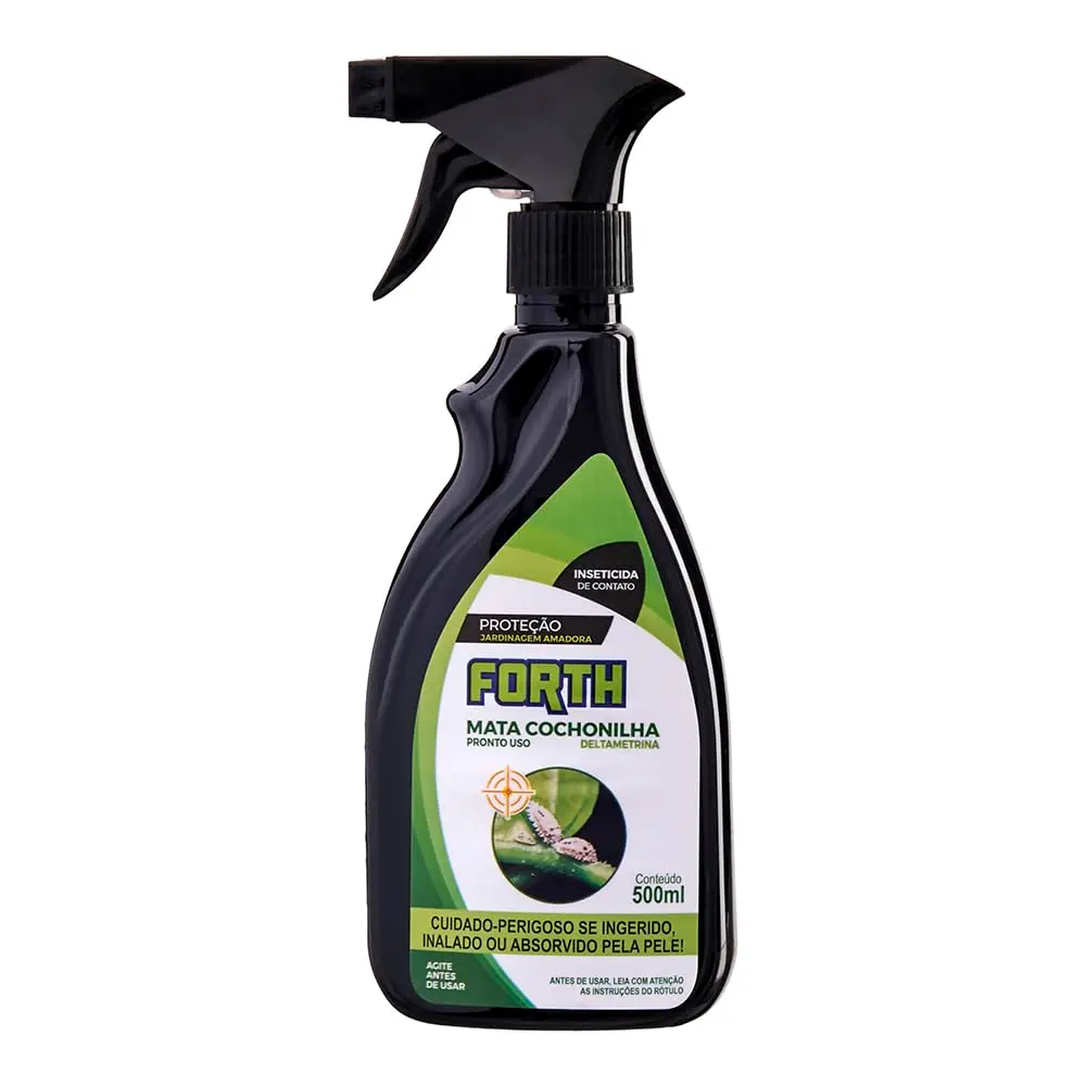 Forth Mata Cochonilha, Inseticida de Contato, Deltametrina, Líquido Pronto Uso, 500ml