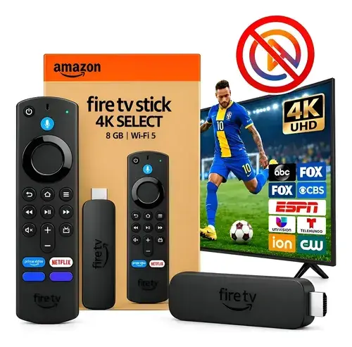 Amazon Firetv Stick 4k Stick Wi-fi-6 Com Alexa Por Voz Preto