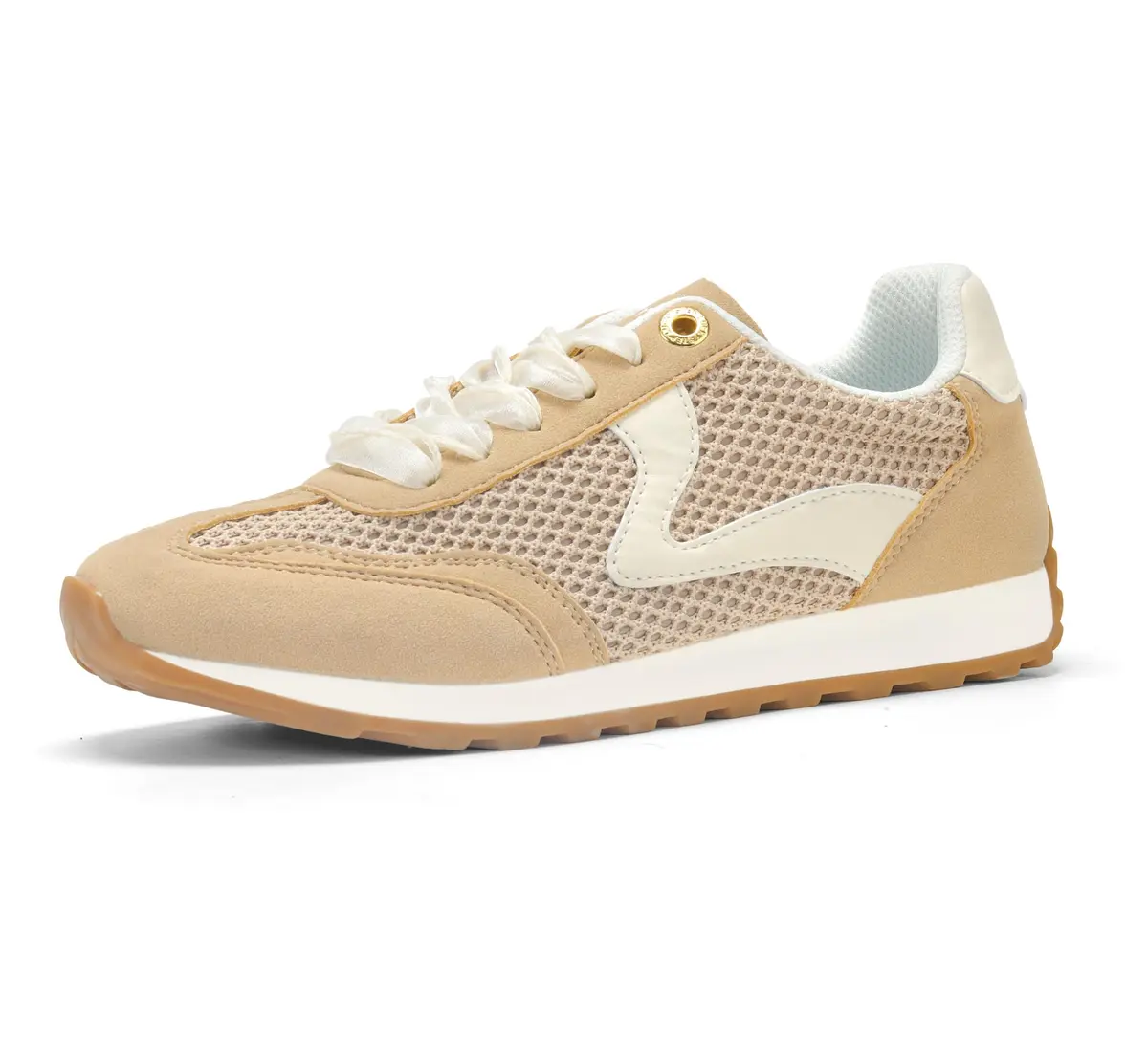 LUCKY STEP Tênis Feminino Retrô Neutro Fashion - Tênis Casual para Corrida e Caminhada