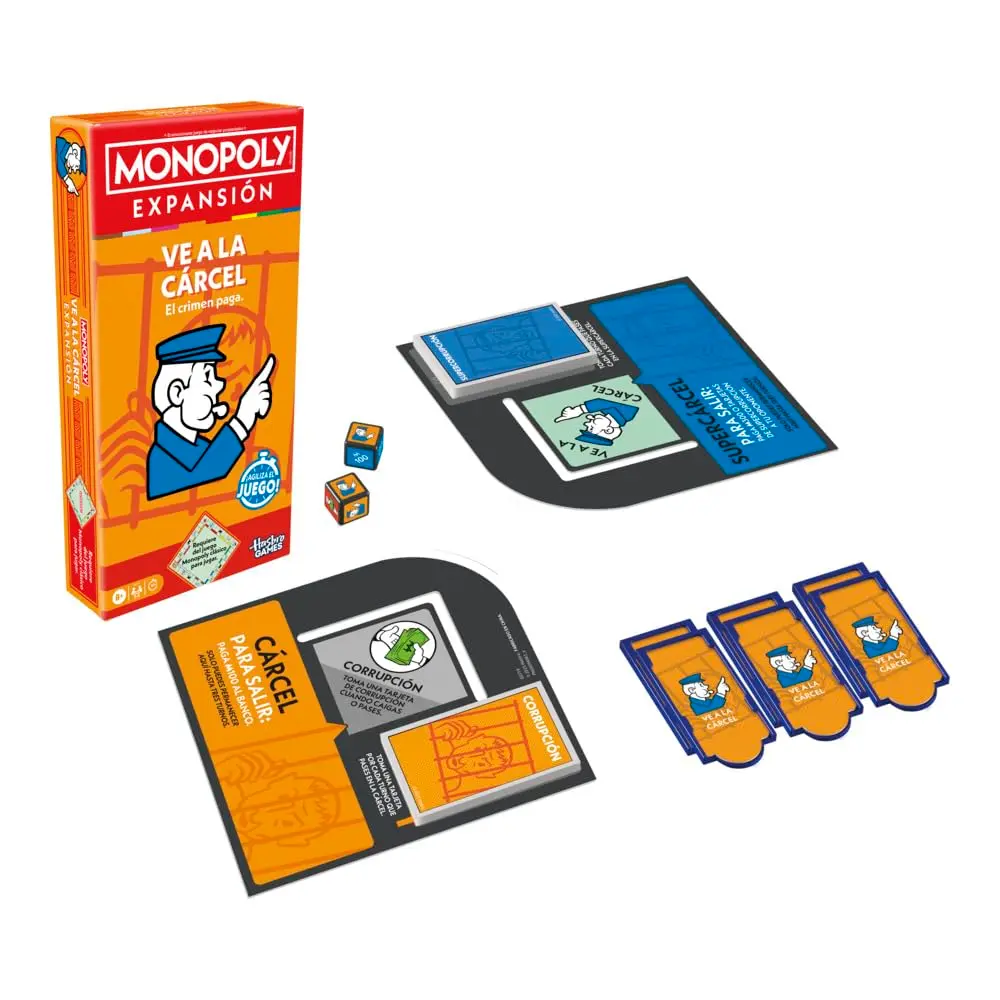 Monopoly Expansão Vá para a Prisão, a partir de 8 anos, de 2-4 jogadores