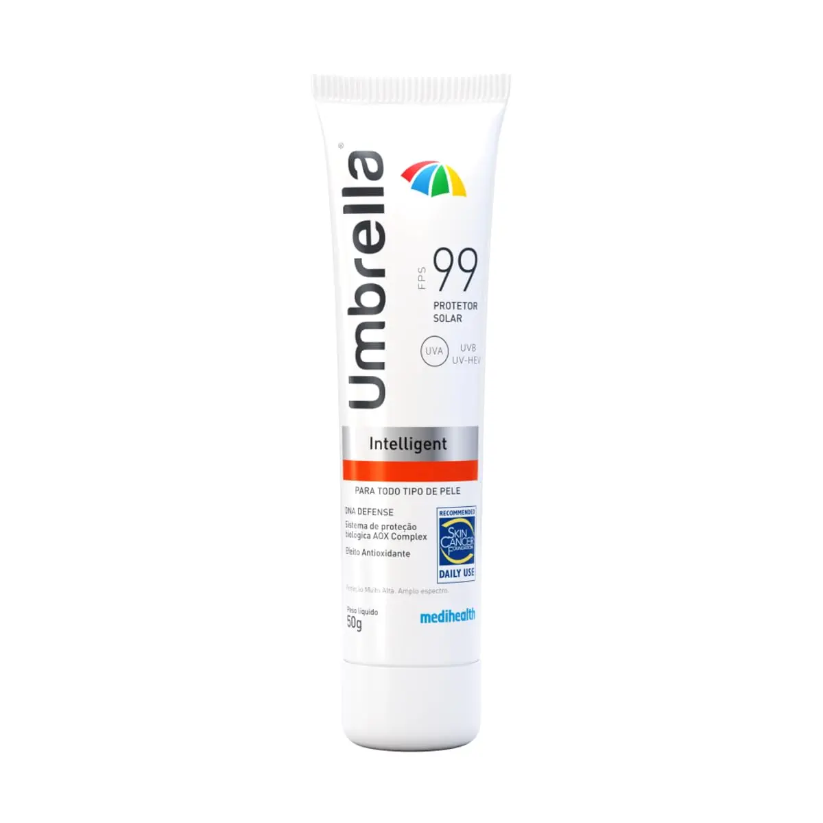 Protetor Solar Umbrella Intelligent, FPS 99, 50g