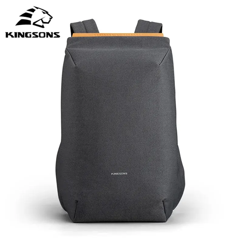 Kingsons 2025 nova mochila de carregamento usb notebook 15.6 polegada bolsa de computador portátil masculino anti-roubo sacos de escola à prova dwaterproof água para meninos