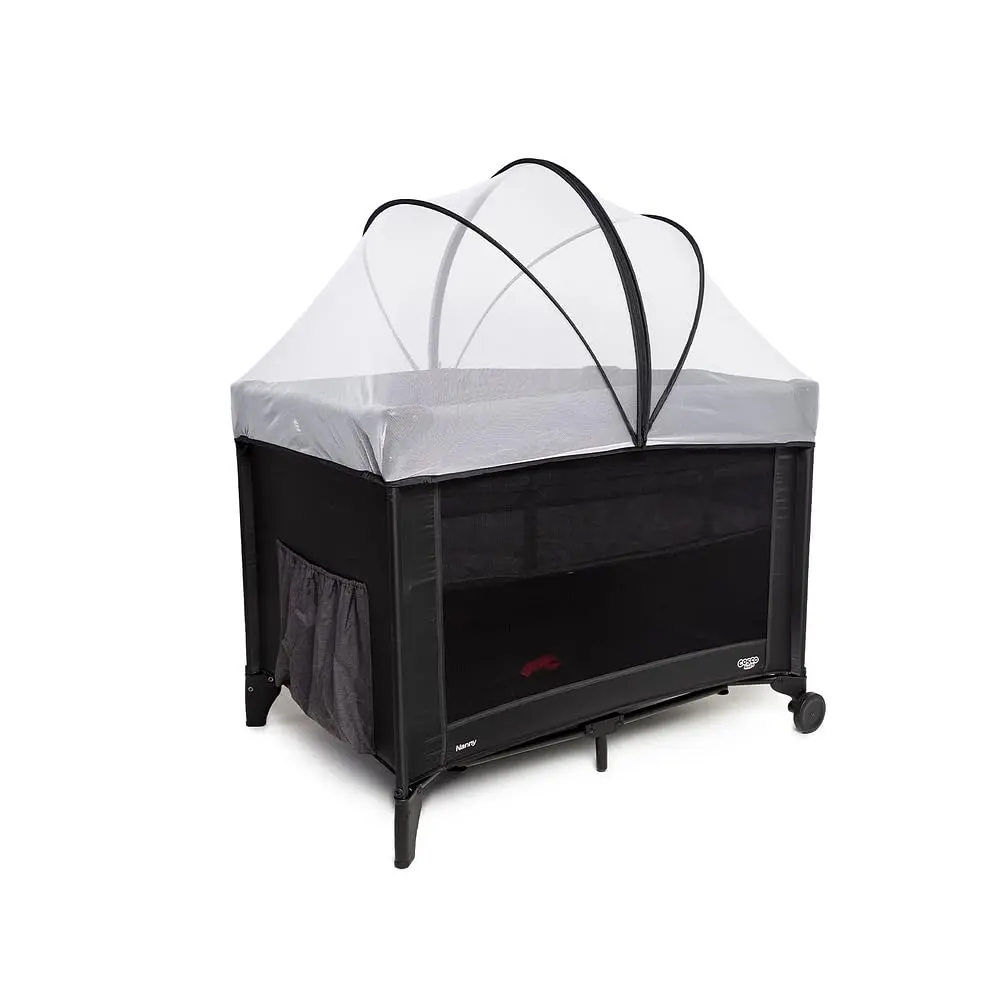Berço Cosco Kids, Nanny, 0 a 18kg, Preto Mescla