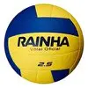 Bola De Volêi Rainha 2.5 Quadra E Praia Cor Amarela E Azul - 1