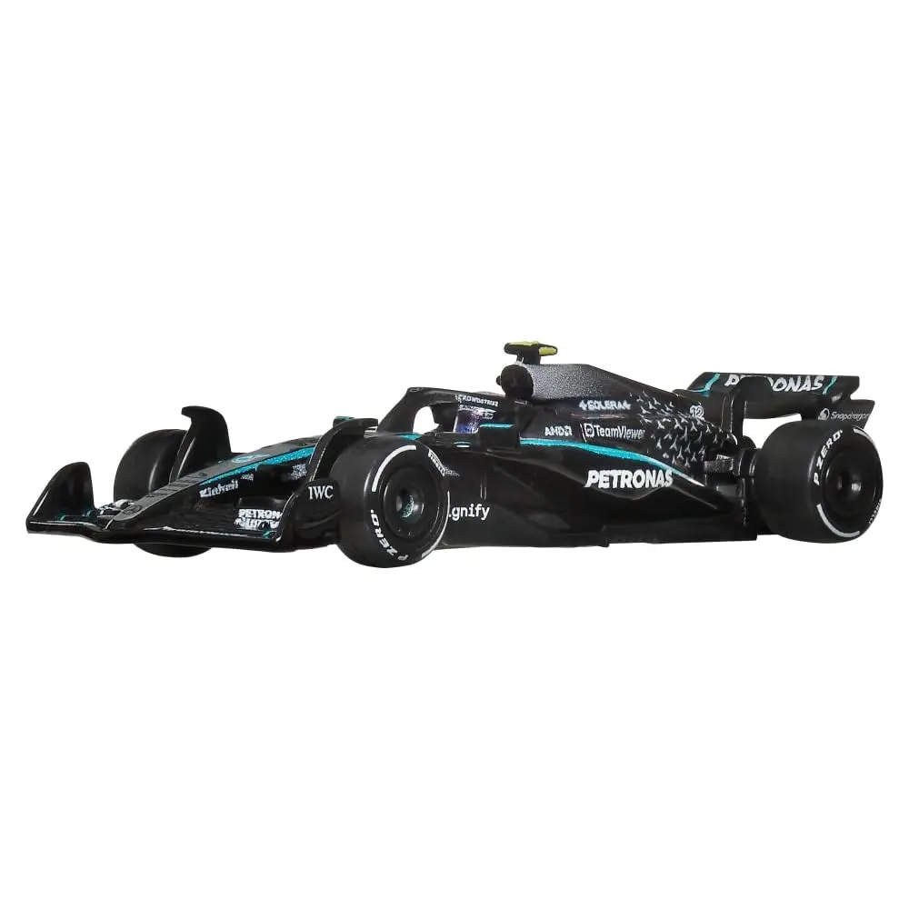 Carro Hot Wheels Collector Mercedes-AMG Petronas F1 Kimi Antonelli Mattel. Modelo em Metal, Design fiel e acabamento Premium. para fãs a partir de 14 anos.