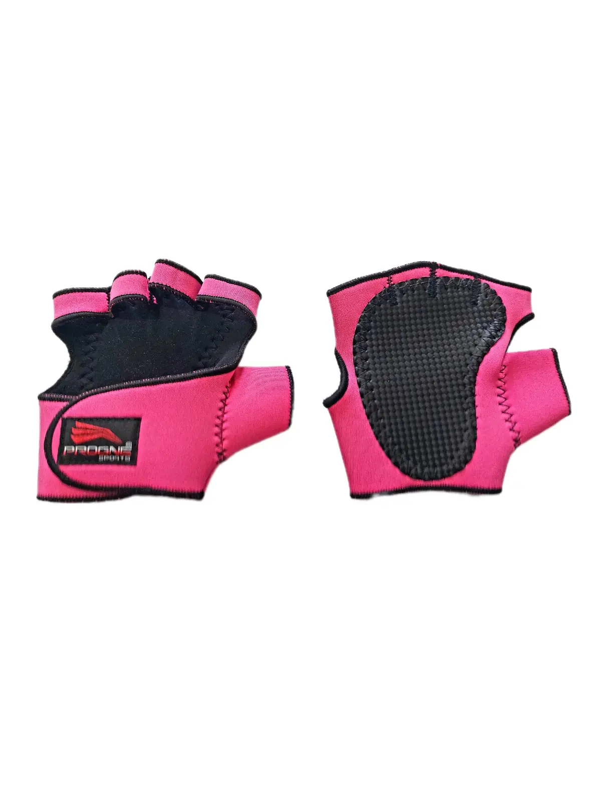 Luva de Academia Musculação Fitness - Neoprene - Pink - G - 1