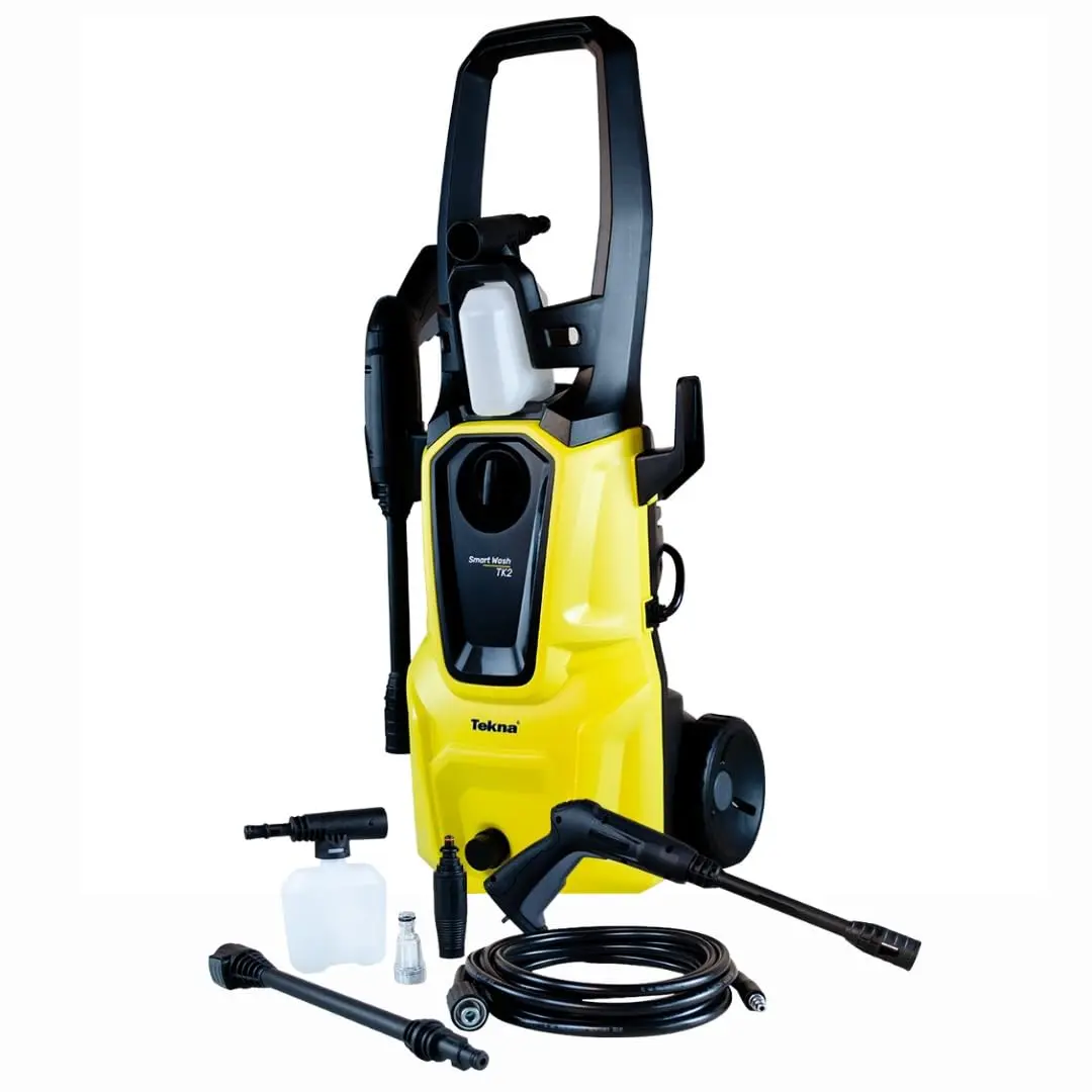 Lavadora de Alta Pressão Elétrica Tekna Smart Wash TK2 | 1885 PSI | 220V | 1600W | Vazão 4,7 L/min | Sucção de Água | Compacta e Portátil | 5210104 - 1