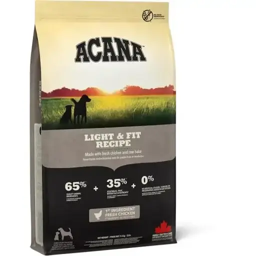 Acana Light & Fit Ração de Frango para Cães Adultos (Cães, Comida, Ração) - 11,4 Kg