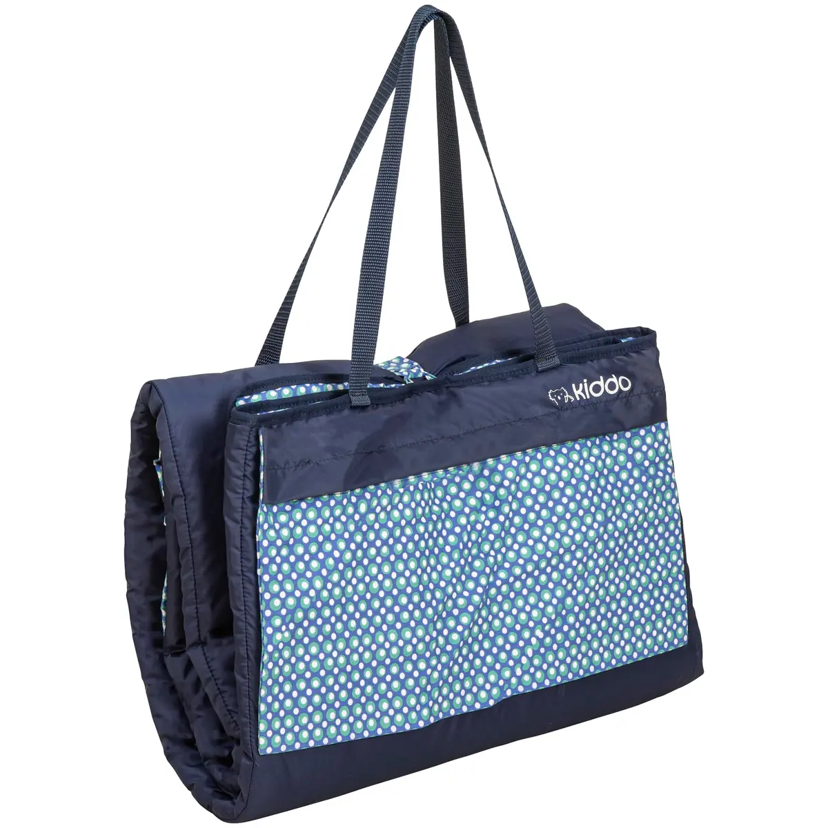 Tapete Acolchoado para Camping | Material Macio, Tecido Dupla Face, Porta-Objetos, Lavável na Máquina, Fácil de Transportar