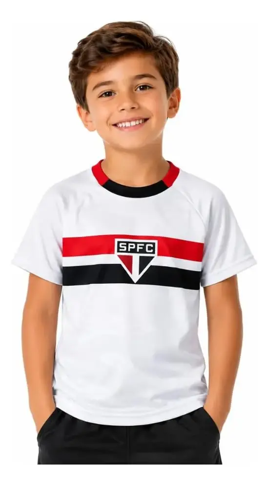 Camisa São Paulo Refrão Infantil - 1