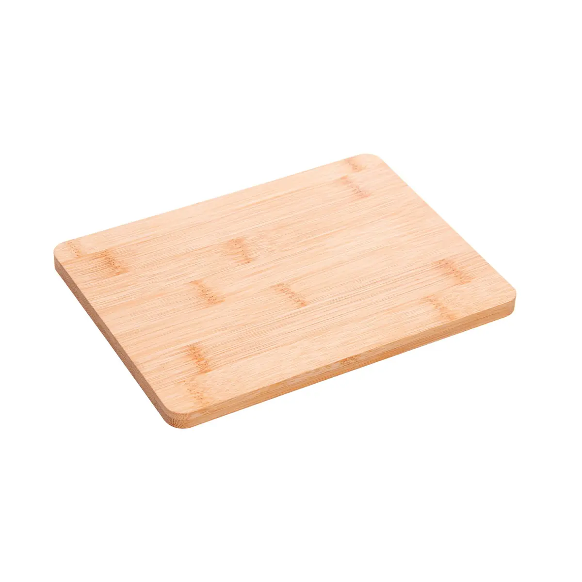 LYOR - Bandeja Retangular com Pé Nature 20cm x 15cm x 2,5cm Bambu