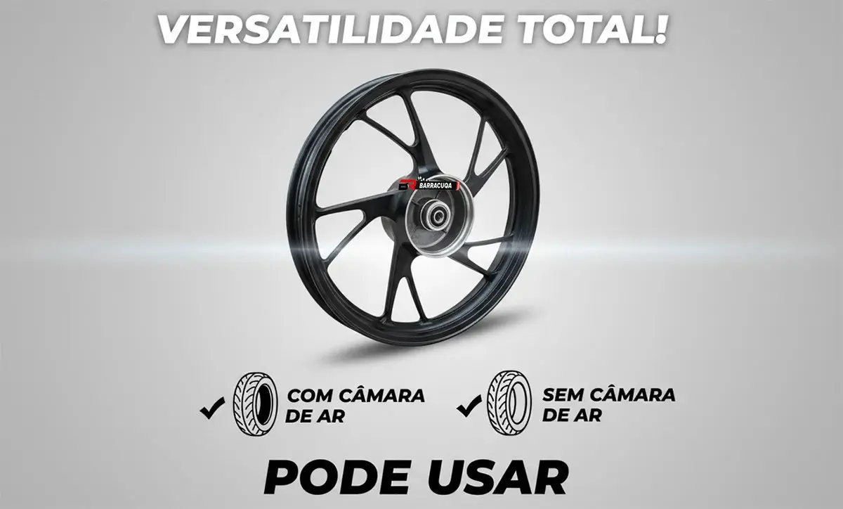 Roda Traseira Liga Leve Pe De Galinha Cg Titan Fan 150 160 thumbnail 4