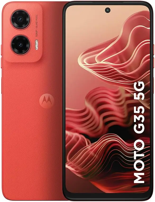 Smartphone Motorola Moto g35 5G - 256GB 12GB (4GB RAM+8GB Ram Boost) e Camera 50MP com AI NFC Tela 6.7" com Superbrilho - Coral - 1