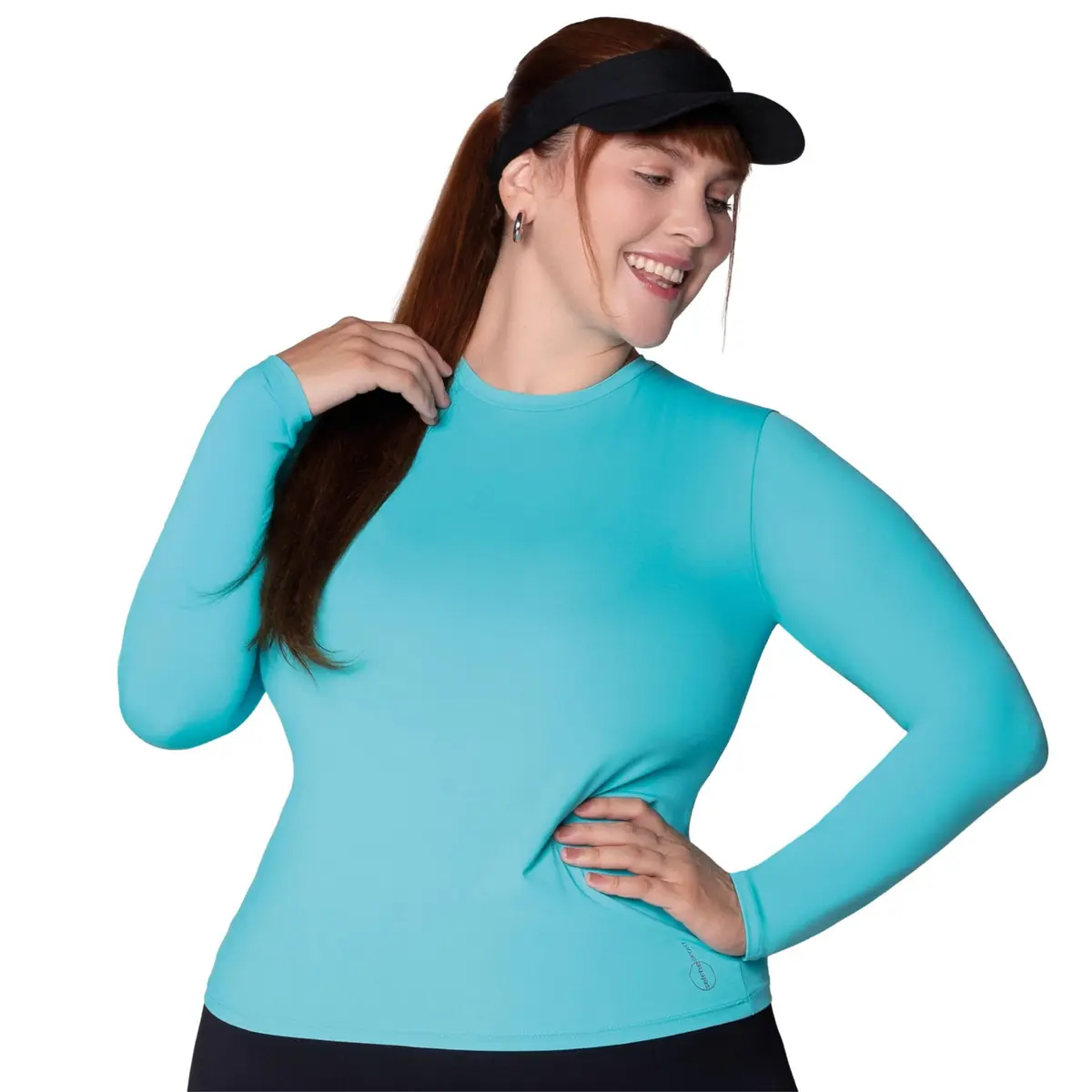 Camiseta Térmica Uv Segunda Pele Plus Size Feminina Selene