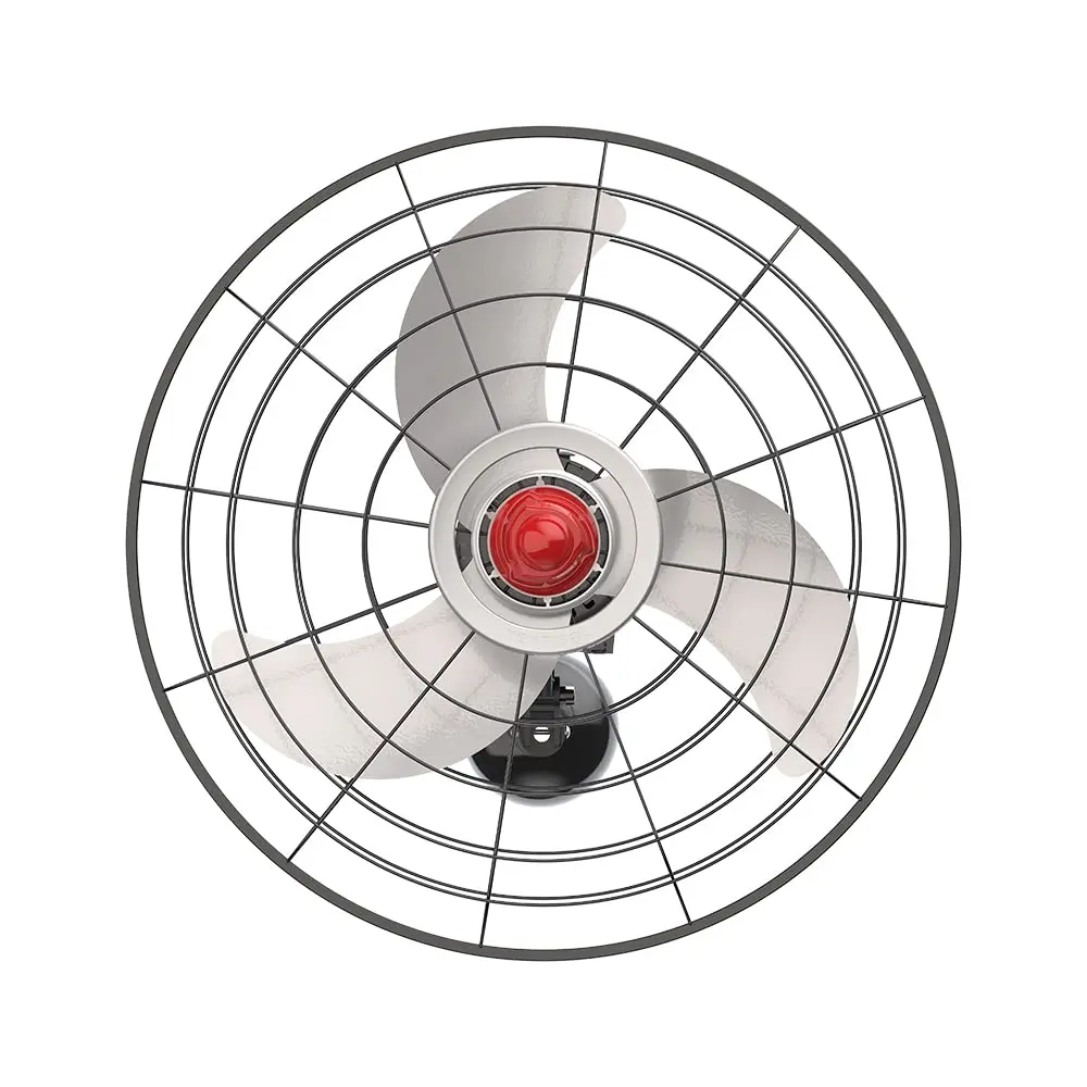 Ventisol Ventilador de Parede Oscilante, Power, Preto/Prata, 70cm, Bivolt
