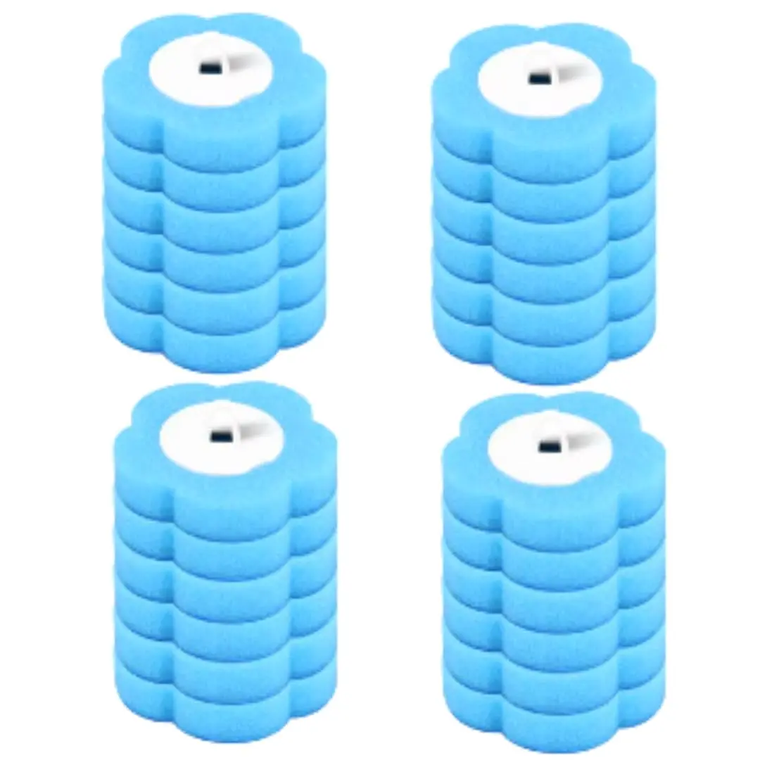 24 Refis Descartáveis para Escova de Limpeza Sanitária Secagem Rápida Proteção do Esmalte Praticidade e Higiene Refil Descartável