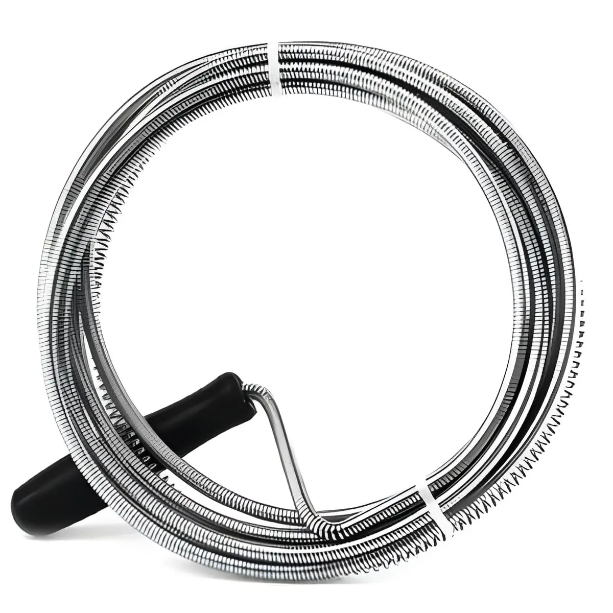 Desentupidor Espiral 3 Metros em Aço Inoxidável para Ralos Canos Pia Cozinha Banheiro Solução Rápida para Tubulação com Mola Inoxidável Ideal para Casa e Remoção de Cabelo