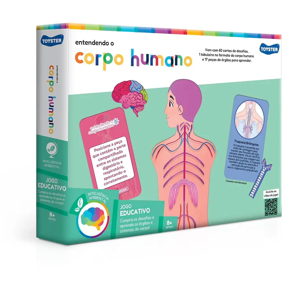 Toyster - Jogo Educativo: Entendendo o Corpo Humano, 8+ Anos