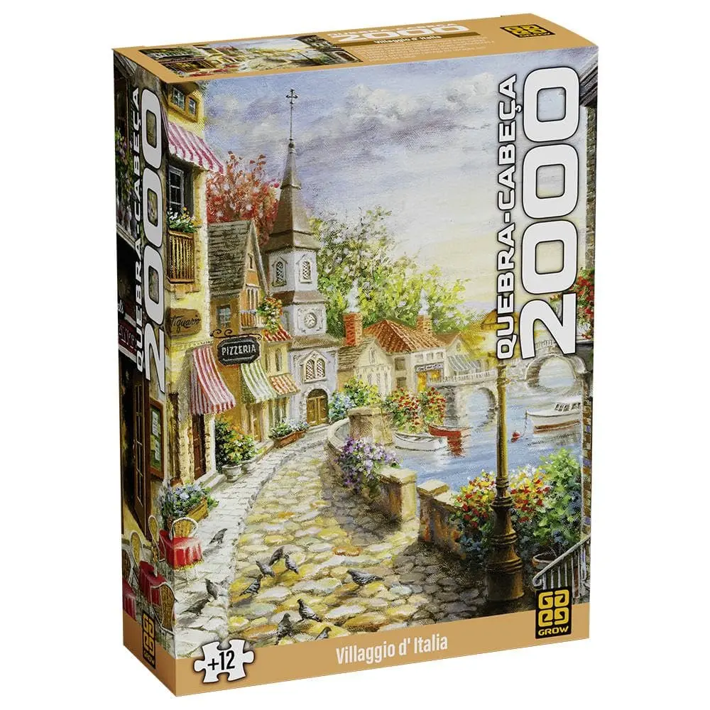 Quebra Cabeça 2000 Peças Villagio D'Italia - Grow