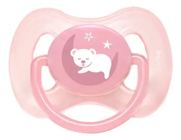 Chupeta Comfort Tam 1 Ursinho Rosa Buba - 1