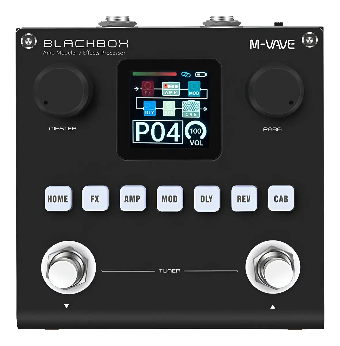Pedal Multiefeitos M-Vave Blackbox Digital Para Guitarra Com Bluetooth - 1