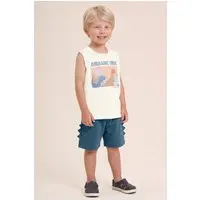 Infantil - Conjunto menino com aplique interativo Brandili