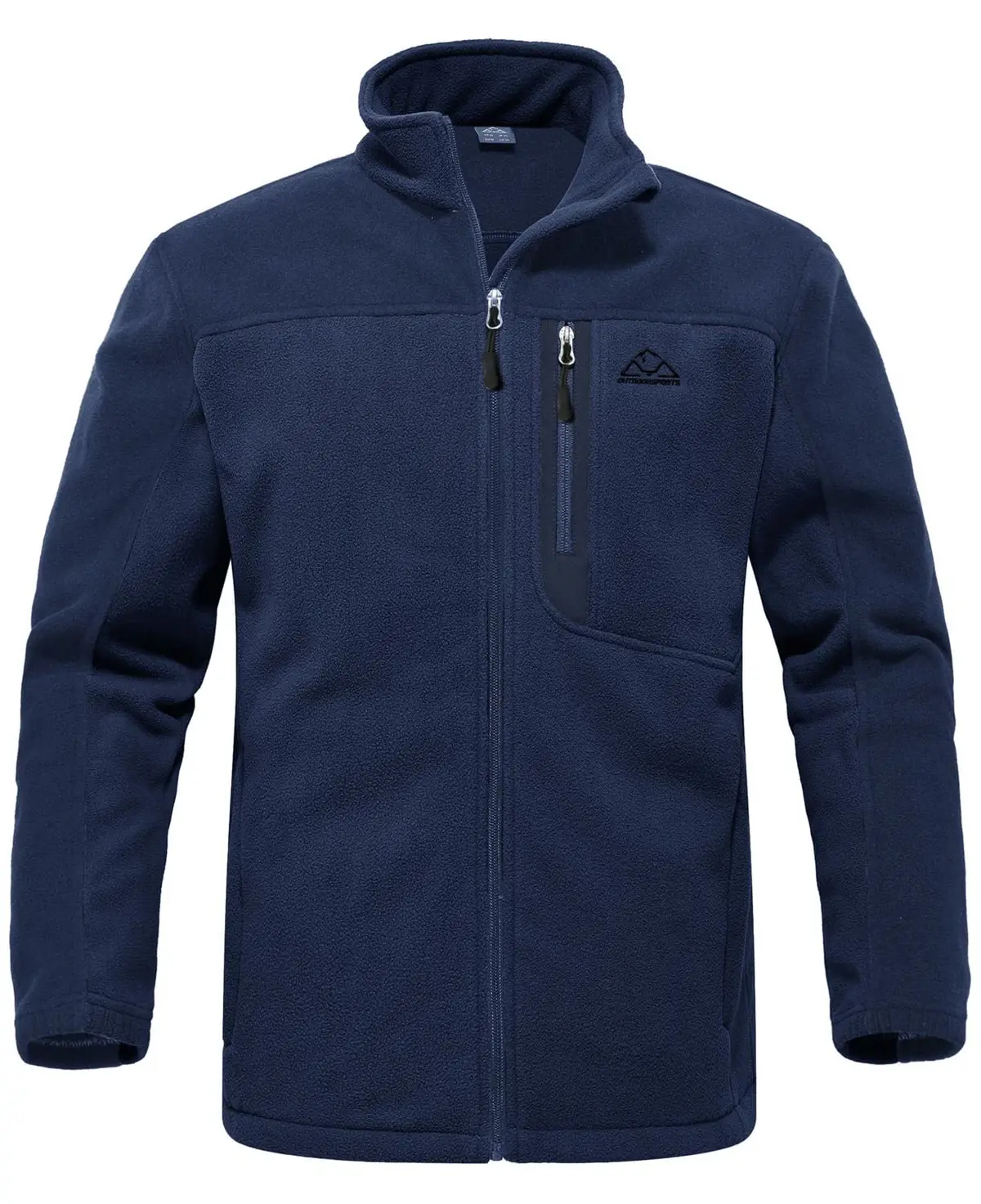 Rdruko Jaqueta masculina softshell de lã, à prova de vento, leve, com zíper completo, para caminhadas, trabalho e atividades ao ar livre