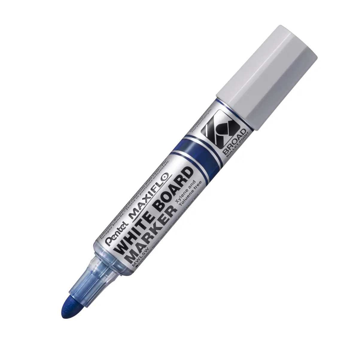 Pentel Marcador Para Quadro Branco Maxiflo Ponta Grossa 8.0mm Azul MWL5W-C