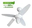 Ventilador de Teto Inverter Wind com Controle Ventisol Cor Branco Diâmetro 96cm - 1