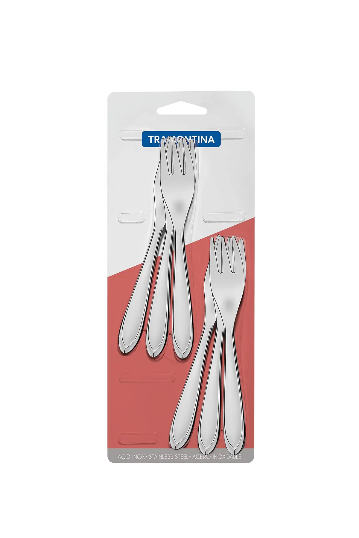Conjunto De Garfos Para Torta Aço Inox 6 Pç Tramontina Inox