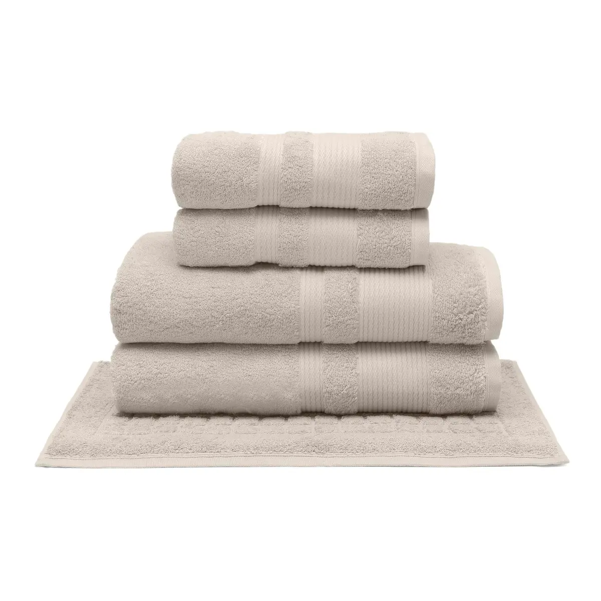 Jogo de Toalha de Banho Nobre Aliance Buettner 100% Algodão Egípcio 5 Peças | 81cm x 150cm