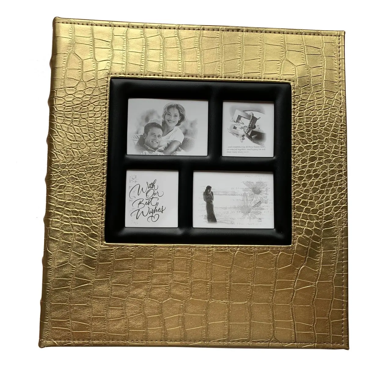Álbum De Fotografias Gigante Luxo Para 600 Fotos 10x15cm (Dourado) - 1