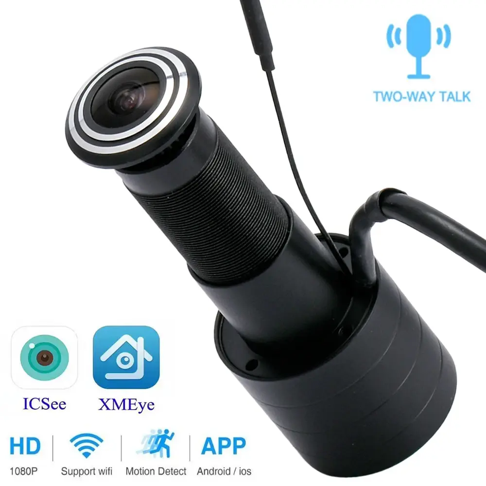 3mp 1080p hd vídeo olho mágico wifi câmera detecção de movimento visor da porta vídeo-olho monitor de intercomunicação sem fio para segurança em casa - 1
