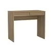 Mesa de Escritório Politorno Tijuca com 2 Gavetas - Castanho - 1