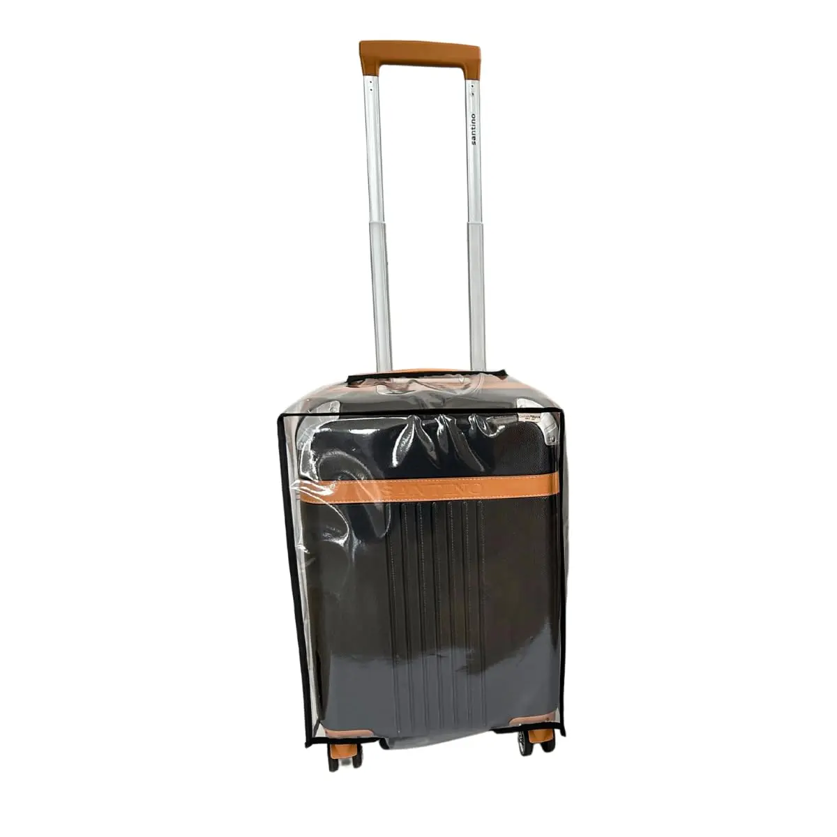 Capa Protetora de Mala de Viagem - Pvc Cristal Transparente Grosso Resistente - P20 M24 G28 - Capa de Bagagem à prova D'água poeira sujeira Arranhões Diminui o Impacto (P - 20 Polegadas)